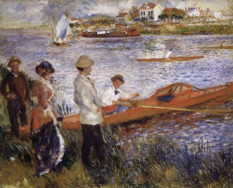 Pierre Renoir Oarsmen at Chatou oil painting image